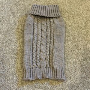 Tan dog sweater